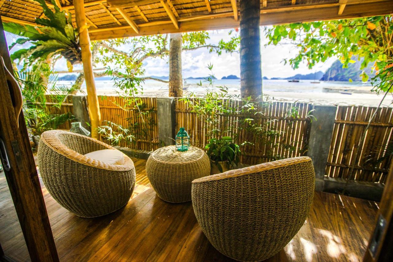 Maligaya Beach Bungalows Эль-Нидо Экстерьер фото